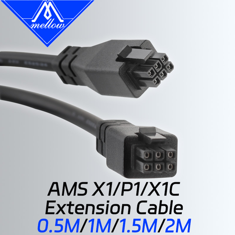 3D Printer Cable Chain - Mellow Premium 6-pin Extension Cable สําหรับ