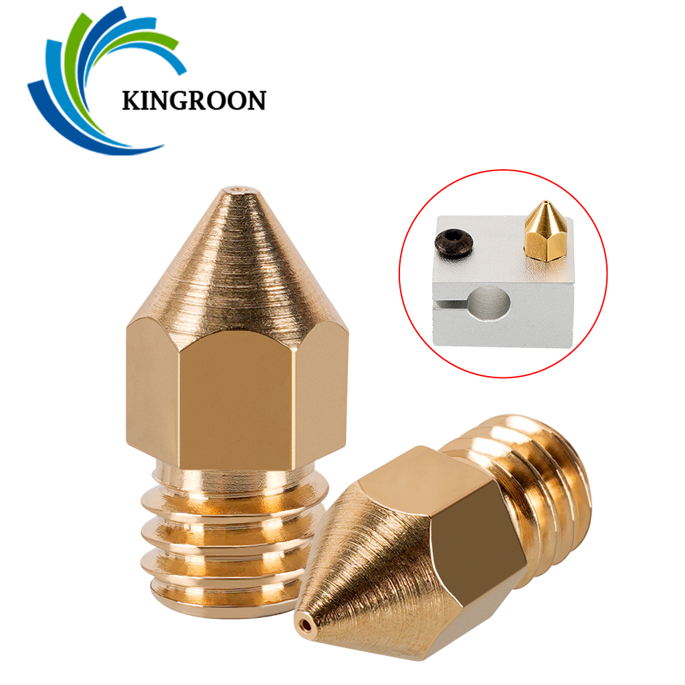 3D Printing Fff - MK7 MK8 หัวฉีด 0.4 มม.0.3 มม.0.2