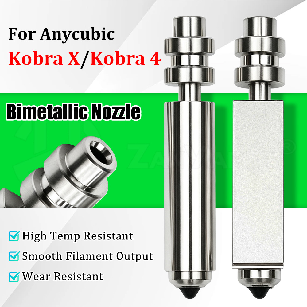 3D Printing Fff - หัวฉีดแบบไบเมทัลลิกสำหรับเครื่องพิมพ์ 3D Anycubic Kobra X Kobra