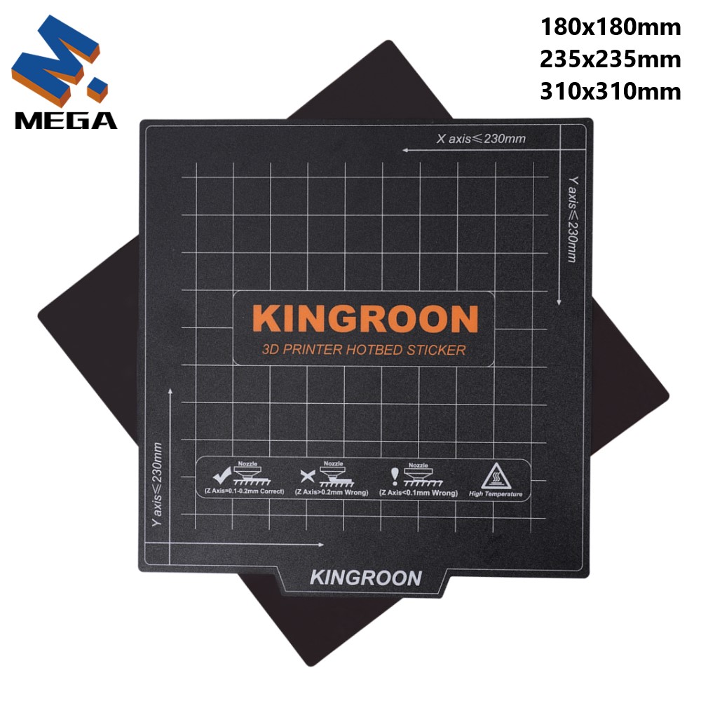 3D Printer Bed Spring - KINGROON ยืดหยุ่น Magnetic Heatbed 180x18 0/235x235