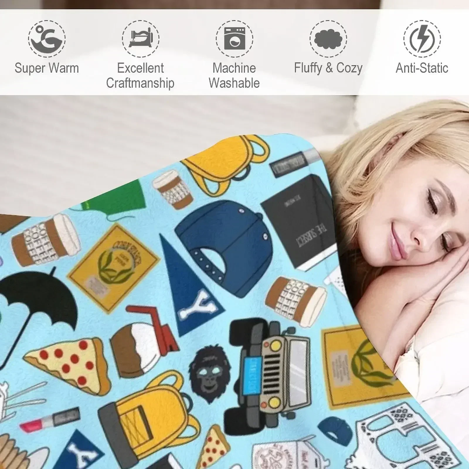 ผ้าห่มลายพัดลมสุดพิเศษ พิมพ์ลา - 3D Printing Icon บทวิจารณ์และราคา