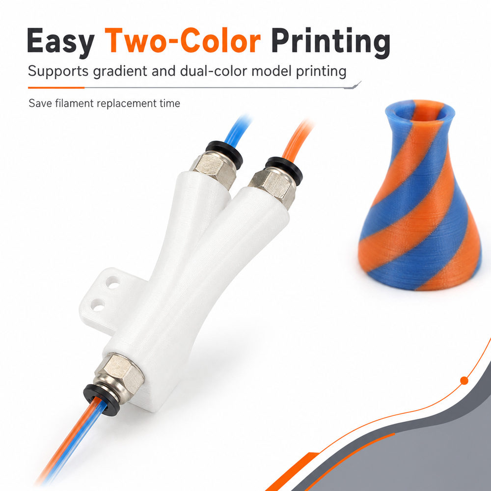 Toaiot สำหรับเส้นใยคู่รูปตัว Y - 3D Printing Fff บทวิจารณ์และราคา