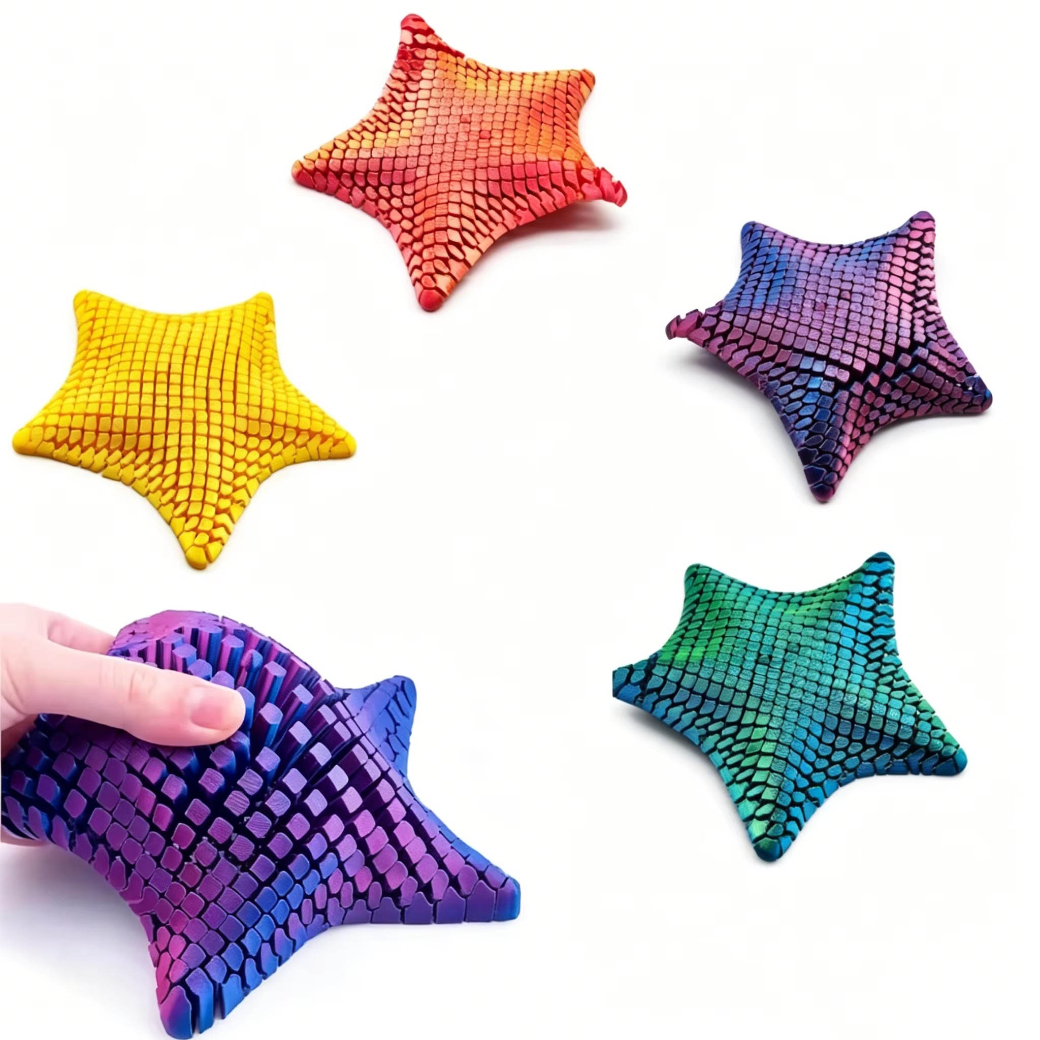 ของเล่นปลาดาวแบบข้อต่อพิมพ์ 3  - 3D Printing Fidget Toys บทวิจารณ์และราคา