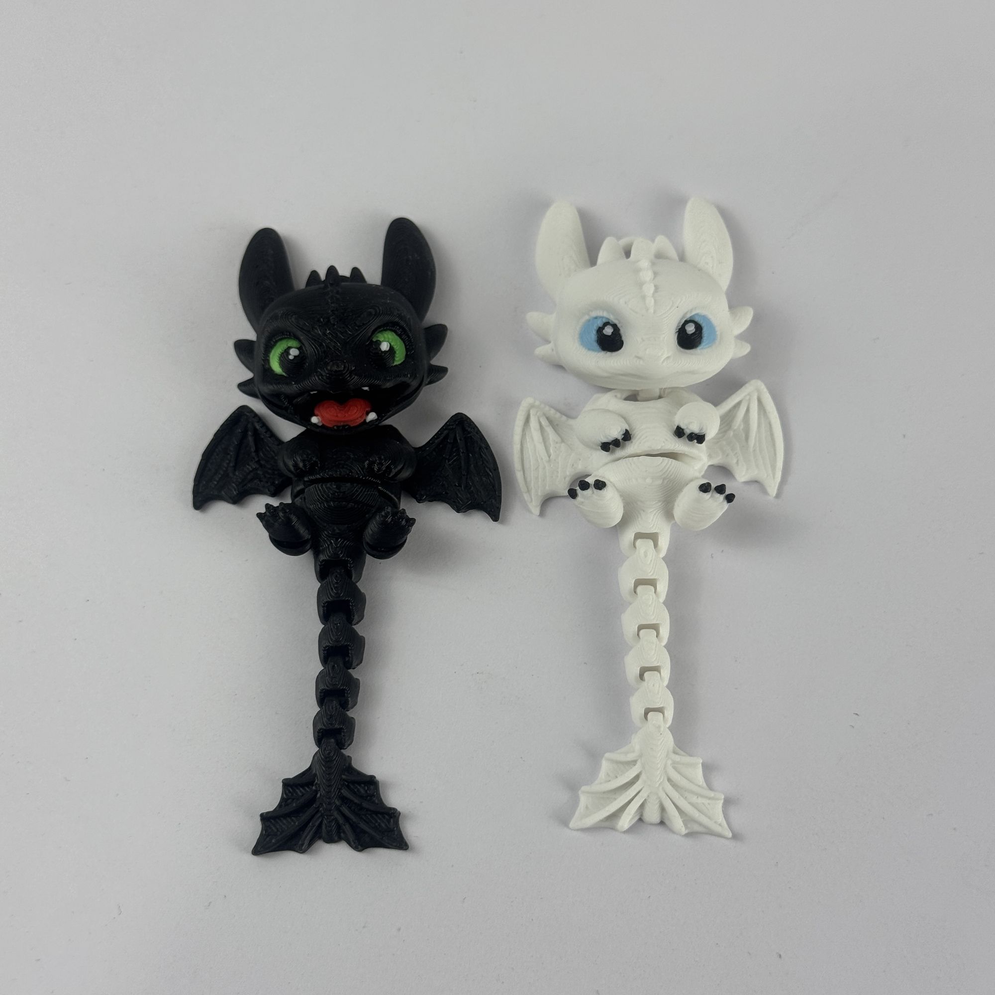 จี้มังกรขยับได้พิมพ์ 3 มิติ ไน - 3D Printing Keychain บทวิจารณ์และราคา