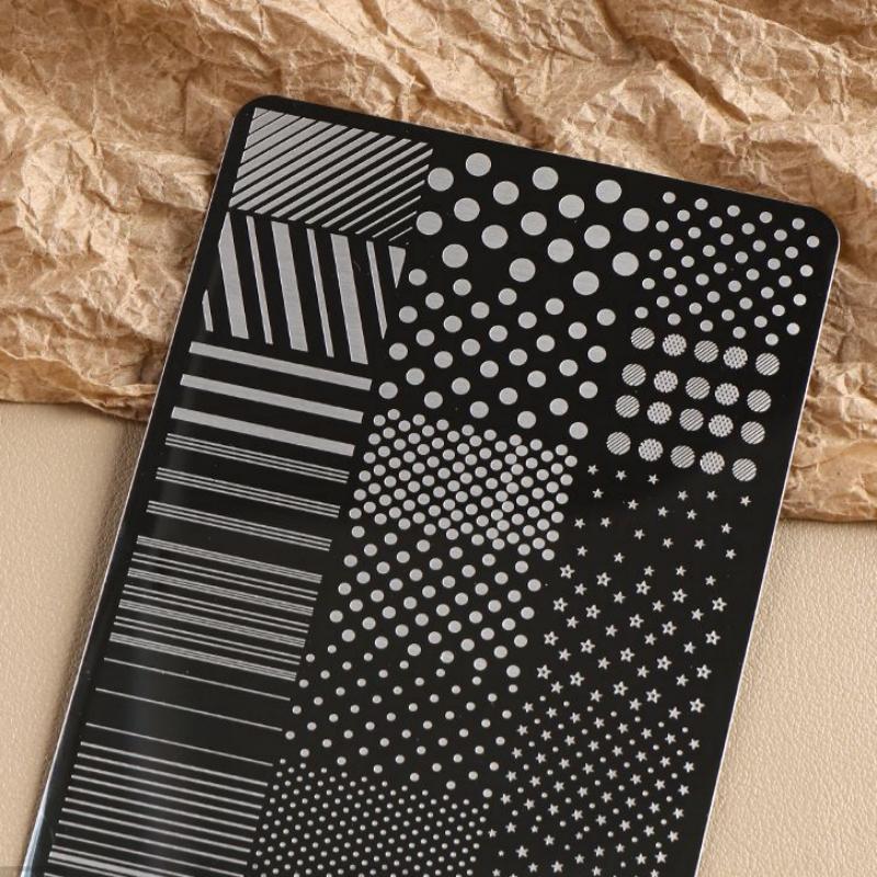 【B】แผ่นปั๊มลายเล็บ 3D ลายจุดแล - 3D Printing Template บทวิจารณ์และราคา