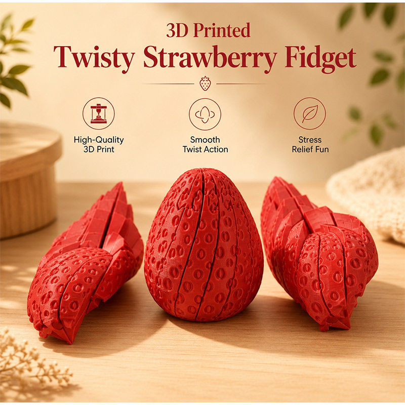 ไข่สตรอว์เบอร์รีบิดเกลียว พิมพ - 3D Printing Food บทวิจารณ์และราคา