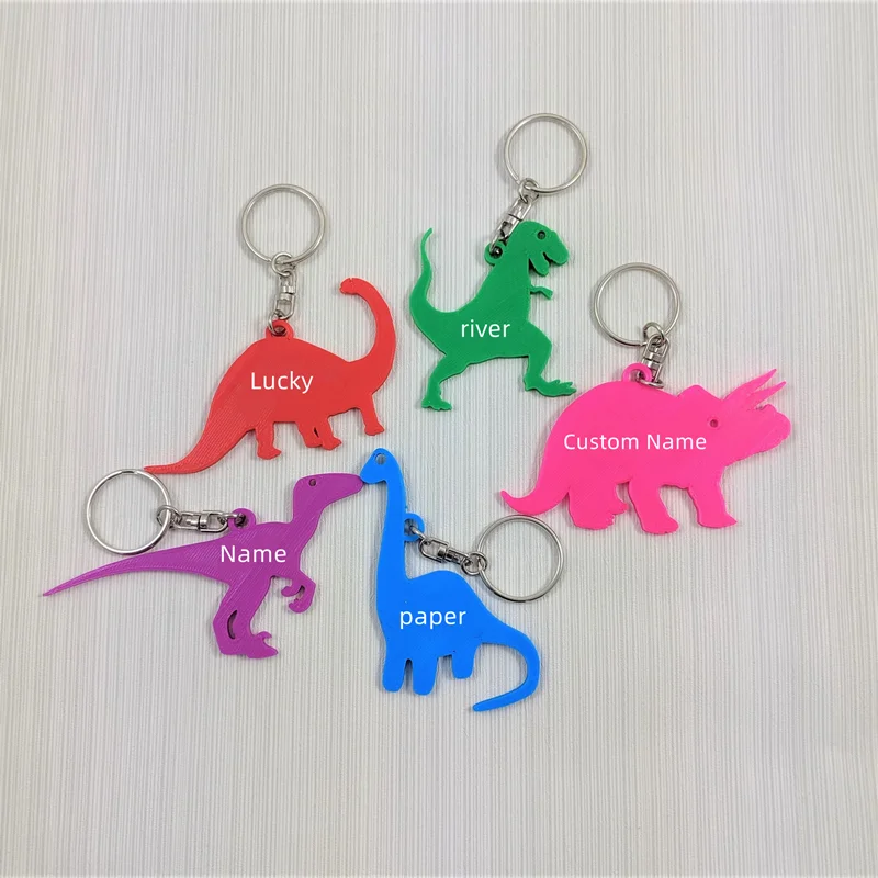 พวงกุญแจชื่อสั่งทำ ดีไซน์ไดโนเ - 3D Printing Keychain บทวิจารณ์และราคา