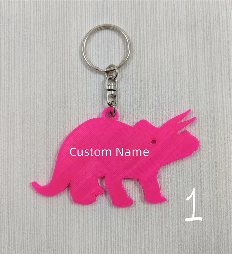 พวงกุญแจชื่อสั่งทำ ดีไซน์ไดโนเ - 3D Printing Keychain บทวิจารณ์และราคา