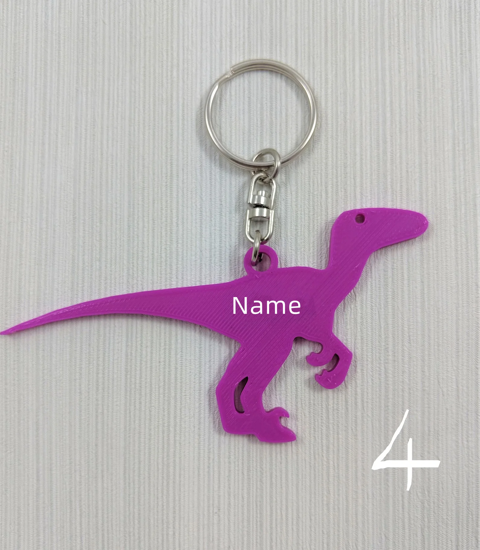 พวงกุญแจชื่อสั่งทำ ดีไซน์ไดโนเ - 3D Printing Keychain บทวิจารณ์และราคา