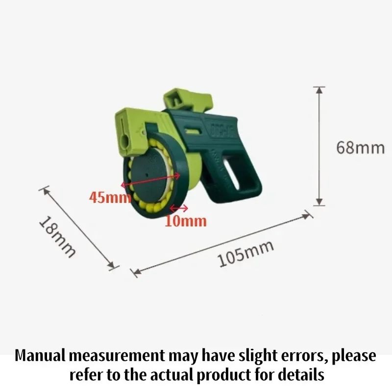 ชุดประกอบโมเดลปืนของเล่นยิงกระ - 3D Printing Fidget Toys บทวิจารณ์และราคา