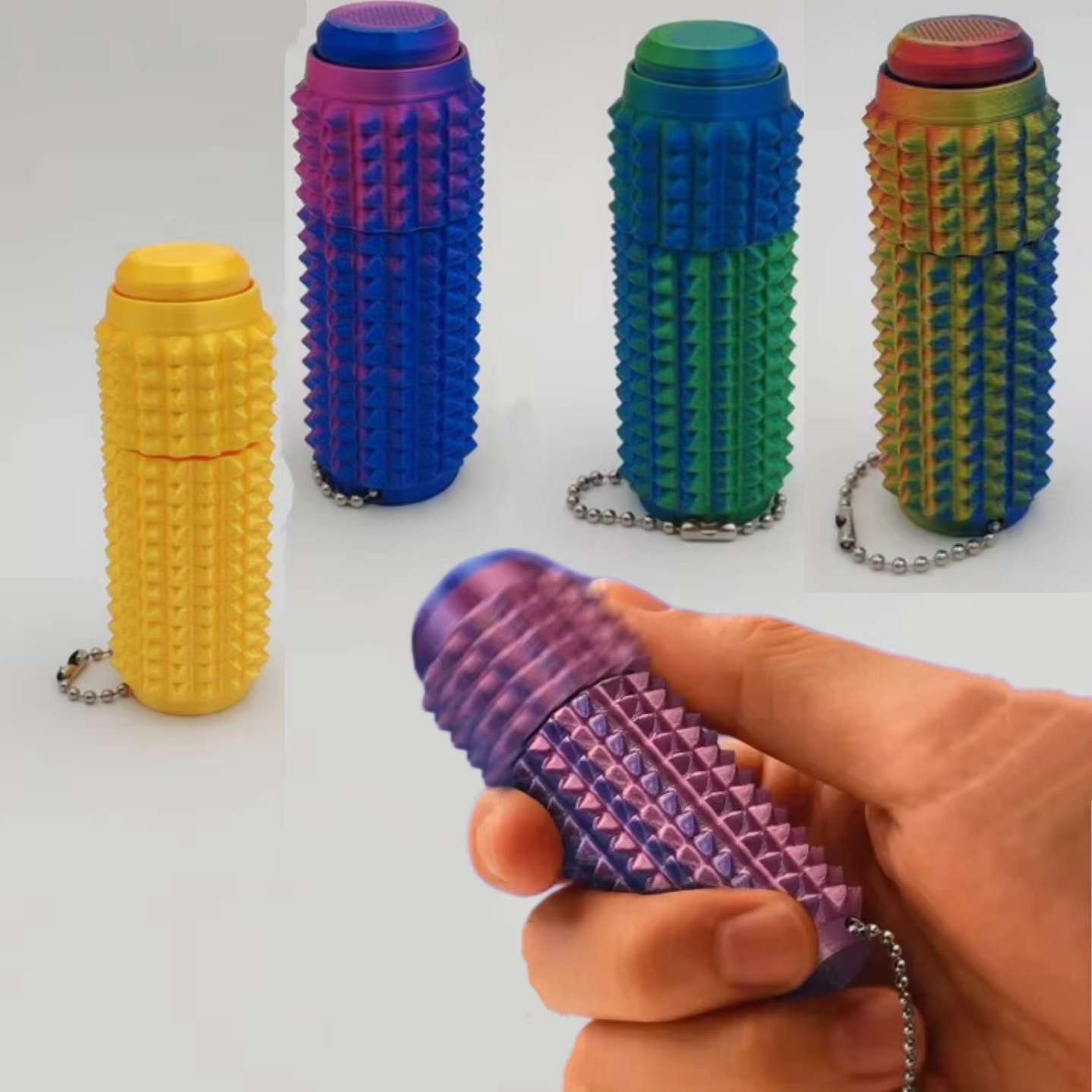 ของเล่นคลิกปุ่ม 3 มิติ รูปทรงห - 3D Printing Keychain บทวิจารณ์และราคา