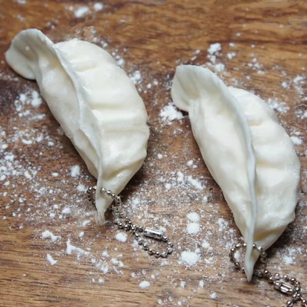 พวงกุญแจจำลองอาหารมินิรูปเกี๊ย - 3D Printing Food บทวิจารณ์และราคา