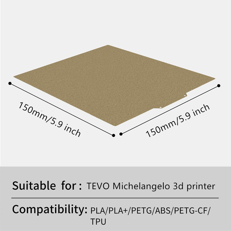 พลัง PEI แผ่น 150x150 มม.สองด้ - 3D Printer Bed Spring บทวิจารณ์และราคา
