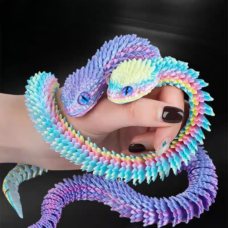 2026 รูปปั้นงู 3D พิมพ์ใหม่ งู - 3D Printing Fidget Toys บทวิจารณ์และราคา