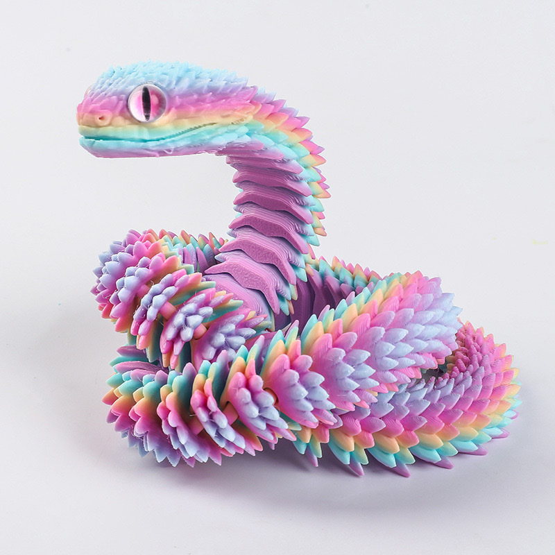2026 รูปปั้นงู 3D พิมพ์ใหม่ งู - 3D Printing Fidget Toys บทวิจารณ์และราคา