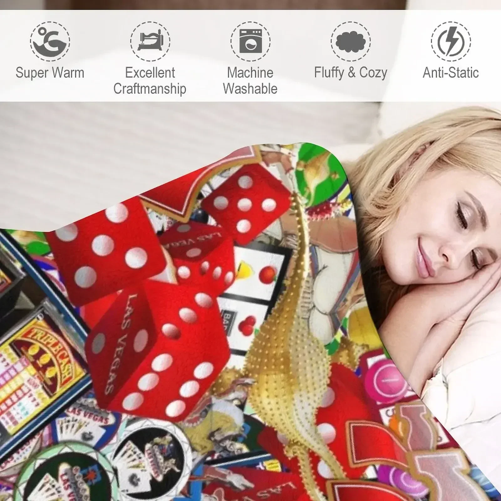 Gamblers Delight - ผ้าห่มลายไอ - 3D Printing Icon บทวิจารณ์และราคา