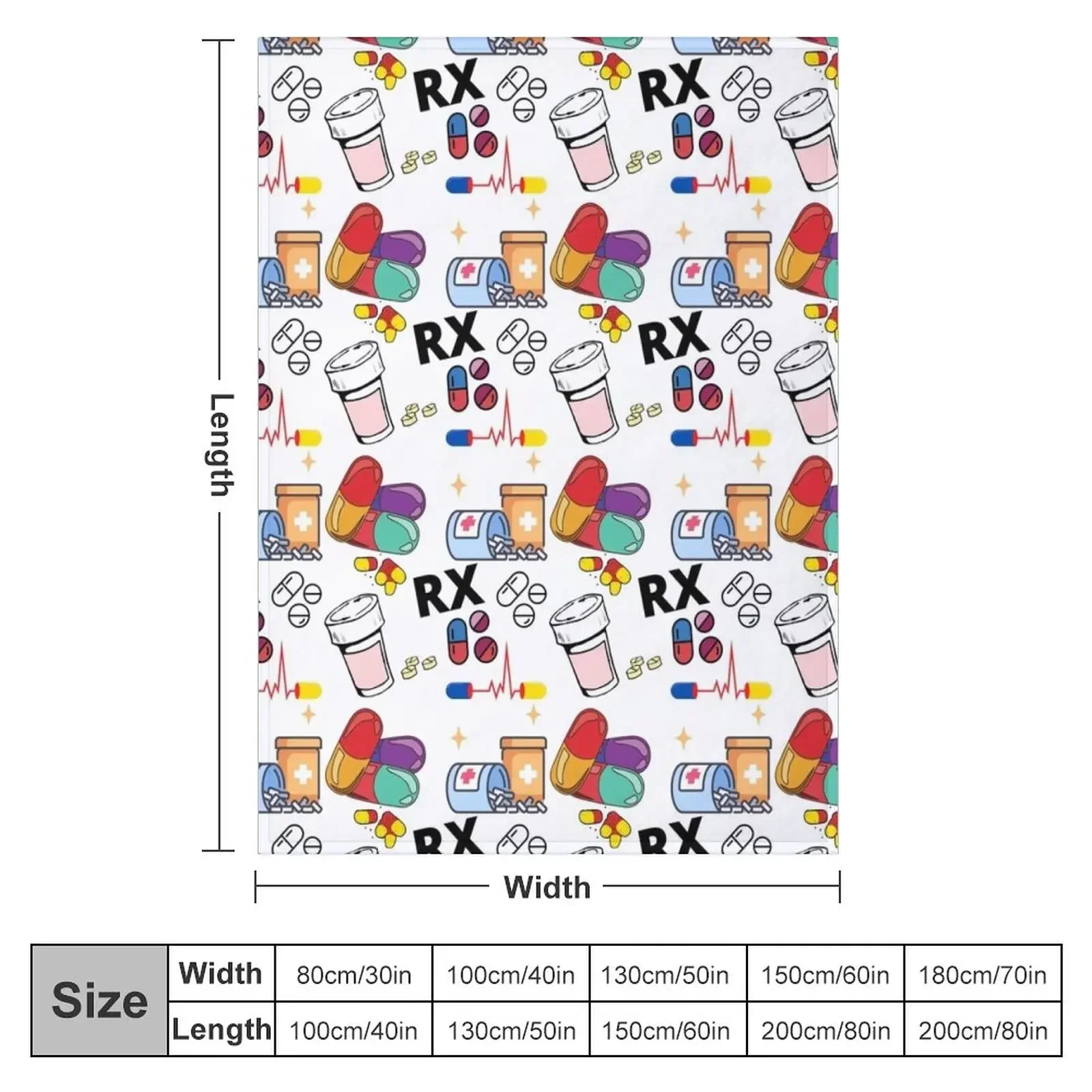 ผ้าห่มลายยา RX สำหรับโซฟา ของข - 3D Printing In Pharmacy บทวิจารณ์และราคา