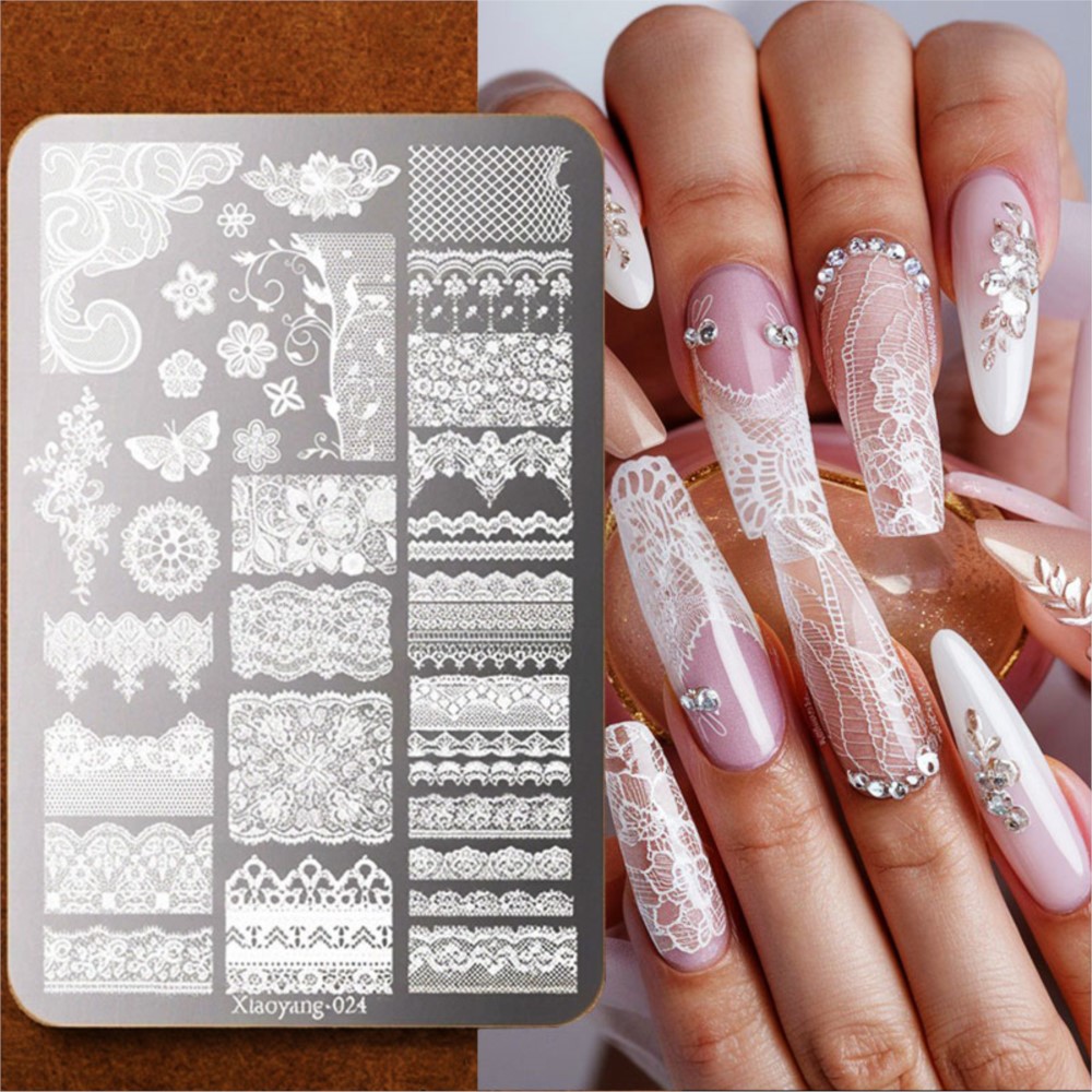 แผ่นปั๊มลายเล็บ 3 มิติ ลายผีเส - 3D Printing Template บทวิจารณ์และราคา