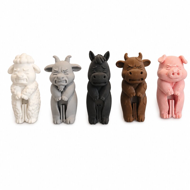 คลิปหนีบถุงขนมรูปสัตว์โกรธ พิม - 3D Printing Food บทวิจารณ์และราคา