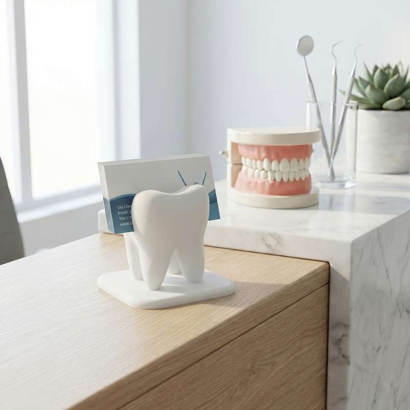 ที่ใส่นามบัตรรูปฟันพิมพ์ 3 มิต - 3D Printing Dental บทวิจารณ์และราคา