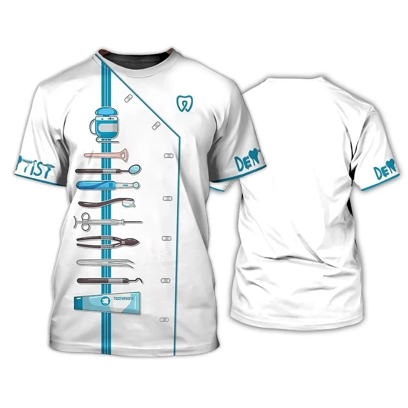 เสื้อยืดลายชุดทันตแพทย์สำหรับผ - 3D Printing Dental บทวิจารณ์และราคา