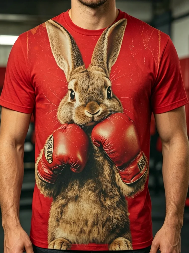 เสื้อยืดผู้ชายลายกระต่าย 3 มิต - 3D Printing Rabbit บทวิจารณ์และราคา